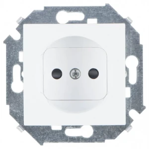 93722314 Розетка одинарная встраиваемая Simon 1591444-030 16 А 230 В IP20 Белый STLM-1118990