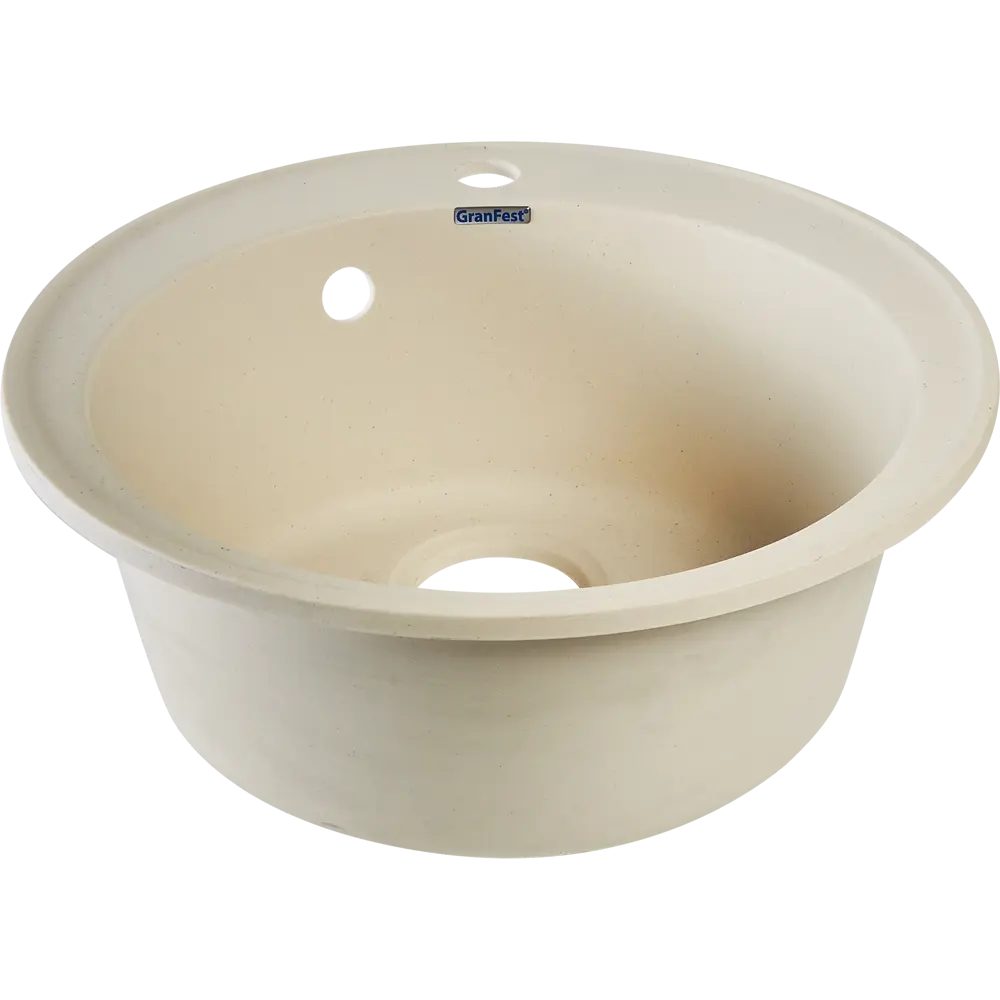 Кухонная мойка GRANFEST Quarz GF-08 белая кварцевая 85226448 STLM-0060141 - Вид №3