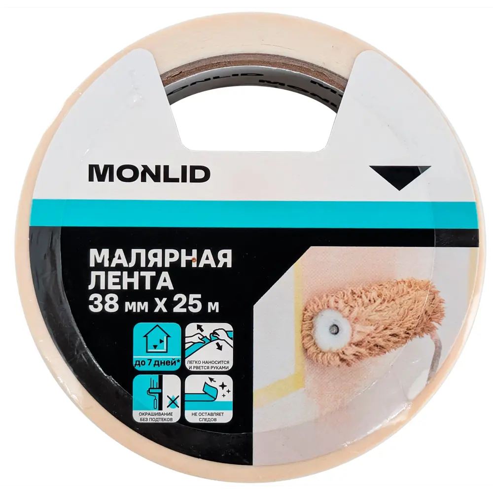 Малярная лента MONLID 38 мм x 25 м STLM-2013782