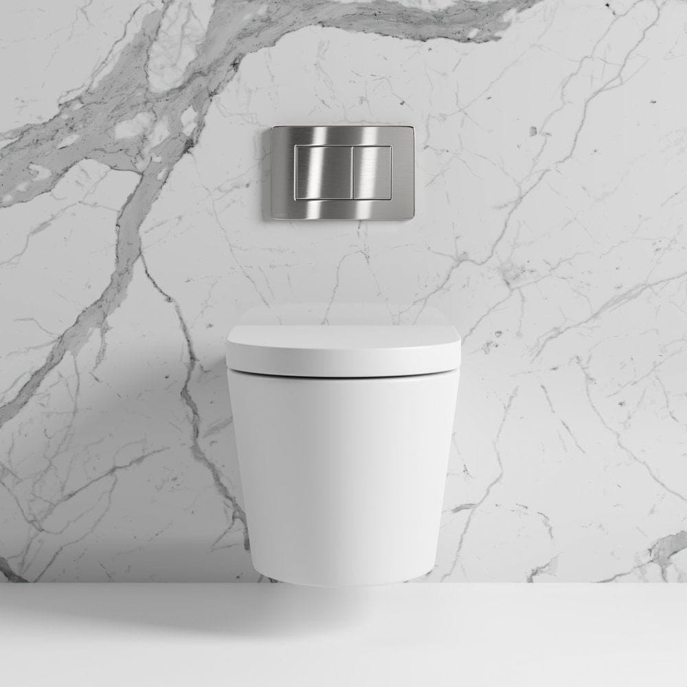 Керамический подвесной туалет с пластиной и сливной кассетой LUSSO без ARCH-00082135 - Вид №18