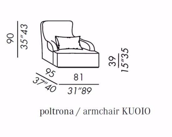 Meridiani Кожаное кресло Bergere с подлокотниками Liu sun-id-1348516 - Вид №4