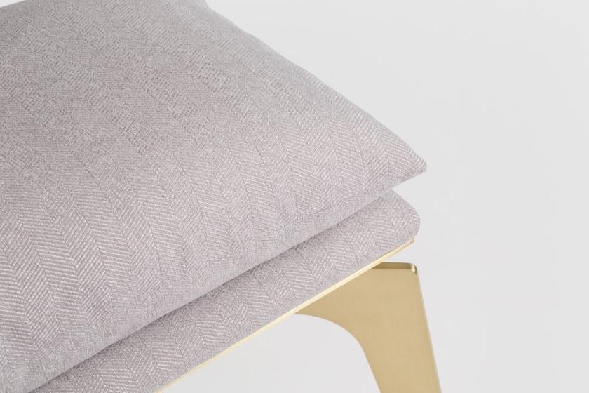 GABRIEL SCOTT Мягкая скамья из ткани Prong sun-id-1434797 - Вид №3