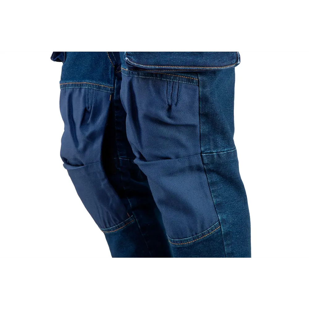 Брюки рабочие с усилением колена Neo Tools Denim синие размер XXXL рост 190-193 83303329 STLM-2103312  - Вид №3
