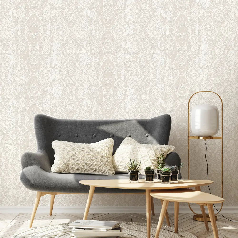 Обои флизелиновые Elysium Токаде бежевые 1.06 м Е82900 STLM-2142451 - Вид №3