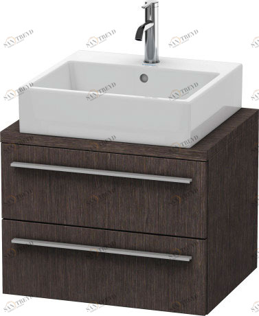 XL540507272 Тумбочка для компактной консоли X-Large #XL5405 600 x 478 мм Дуб брашированный, натуральный шпон Duravit