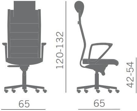 Kastel Стул для руководителя с высокой спинкой Kosmo top sun-id-1470888 - Вид №1