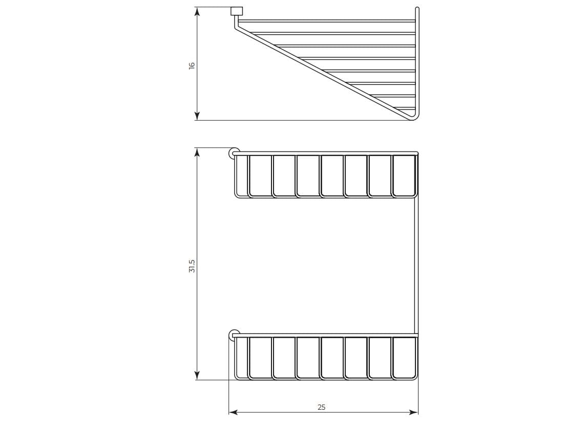Латунный держатель дозатора Gaia Mobili Комплементы ARCH-00117116 - Вид №2