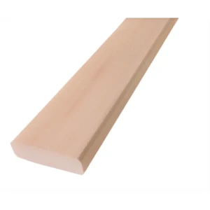 Полок сращенный 26х90х2200 мм Липа сорт Экстра прямой с фаской угла