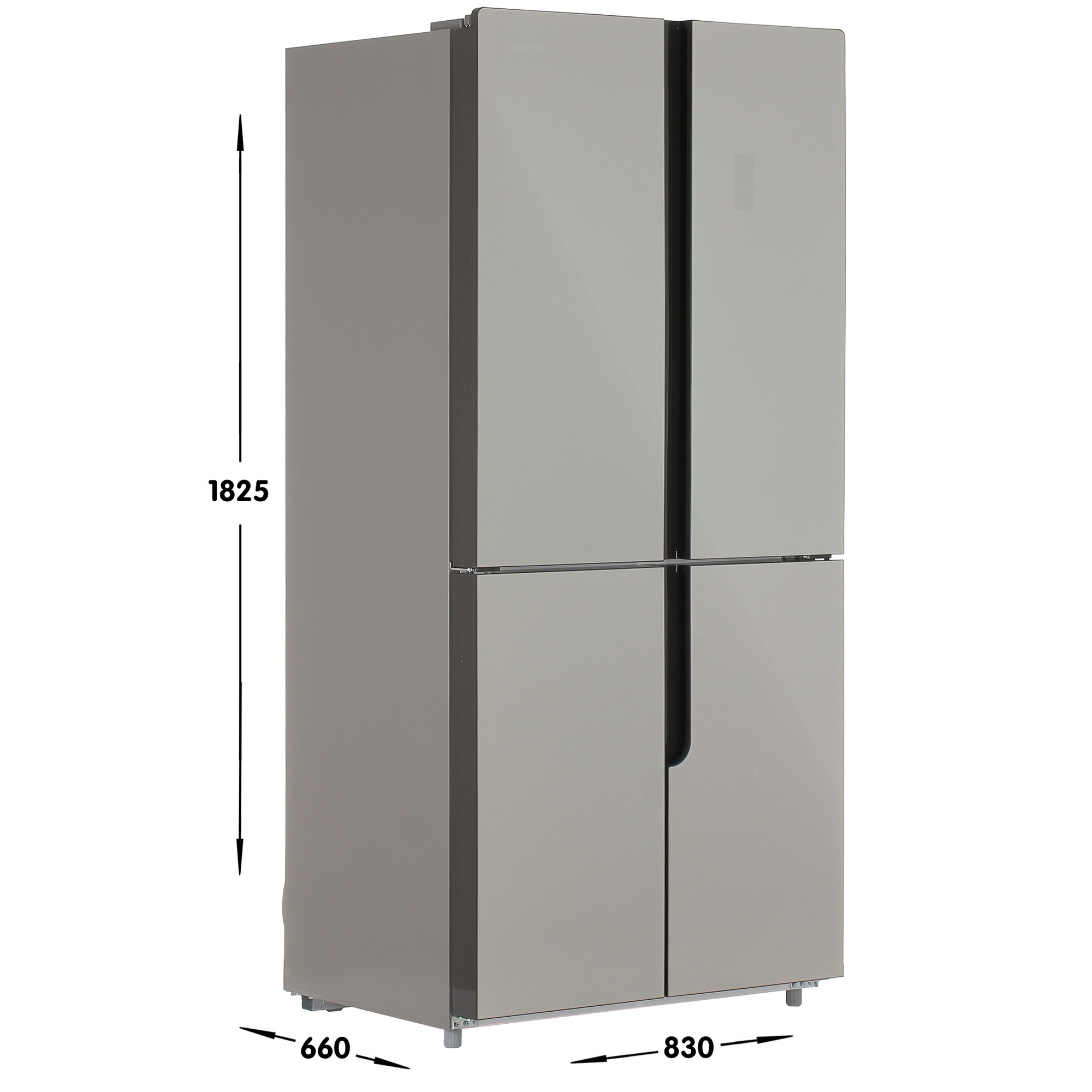 1129216 Холодильник многодверный   GiNZZU NFK-500 бежевый STDN-0097729 - Вид №6