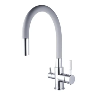 91691471 Смеситель для кухни Maxonor pure life PL4461-1/3 поворотный излив 192 см цвет хром, хромированный, серый STLM-1395119