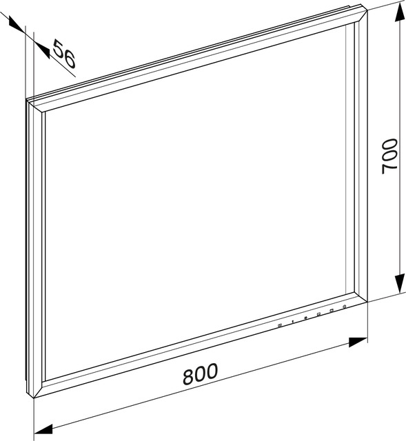 19098012500 Зеркало с подсветкой KEUCO Edition 90 - Вид №5