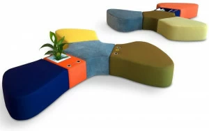 Adrenalina Модульная скамья из ткани Sir-pent