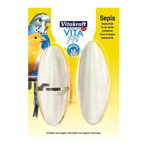 ПР0034613 Камень для птиц Sepia Schale для заточки клюва 2 шт/уп VITAKRAFT 