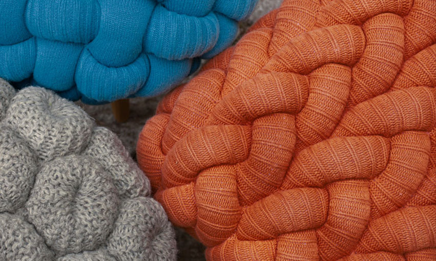 008235 Табуретка Orange GAN Knitted Stools - Вид №1