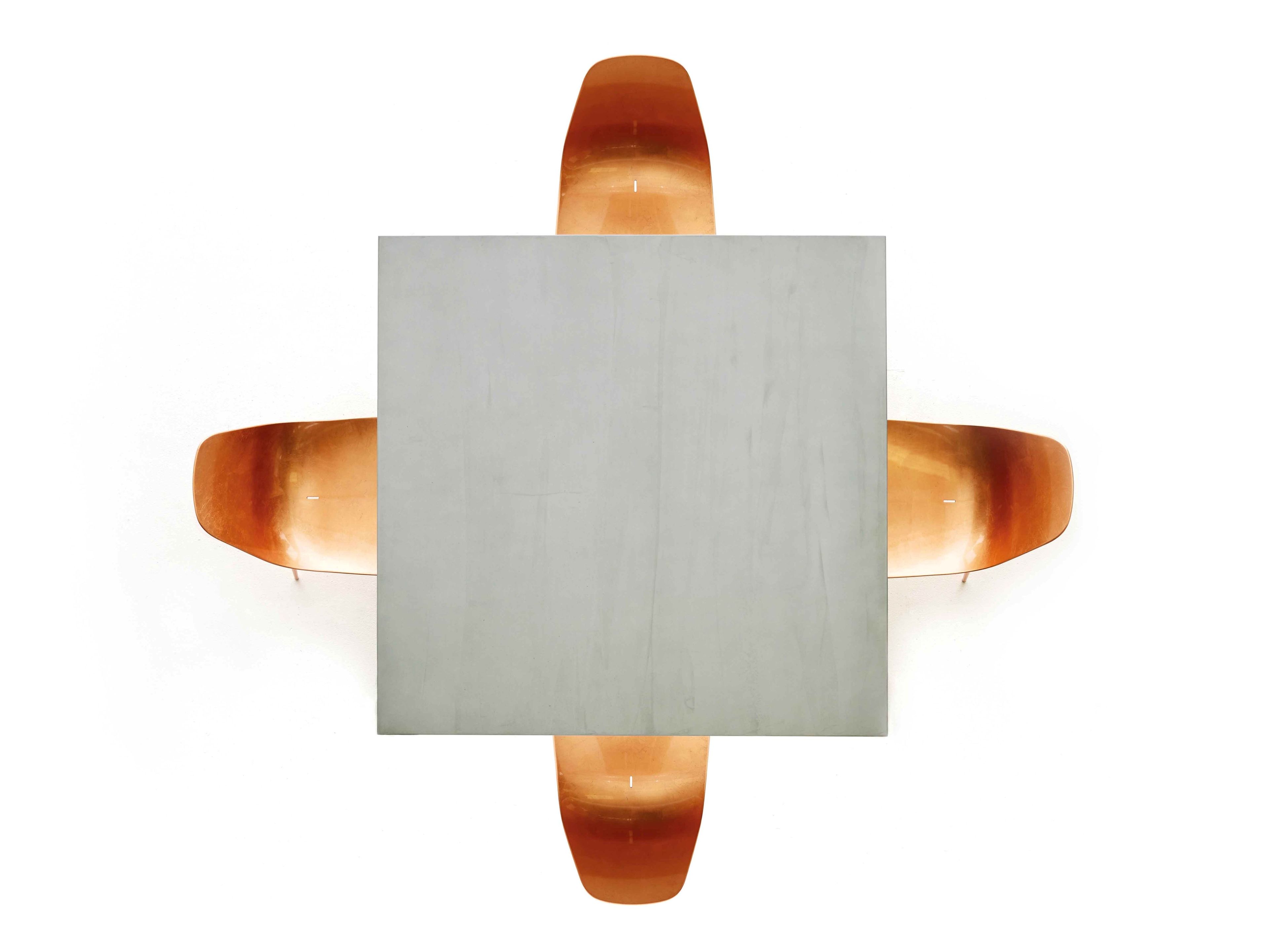 Квадратный металлический стол Opinion Ciatti Iltable ARCH-00088993 - Вид №1