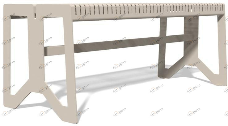 BENKERT BANKE Прямоугольный стол для общественных мест из нержавеющей стали Chalidor sun-id-1360167