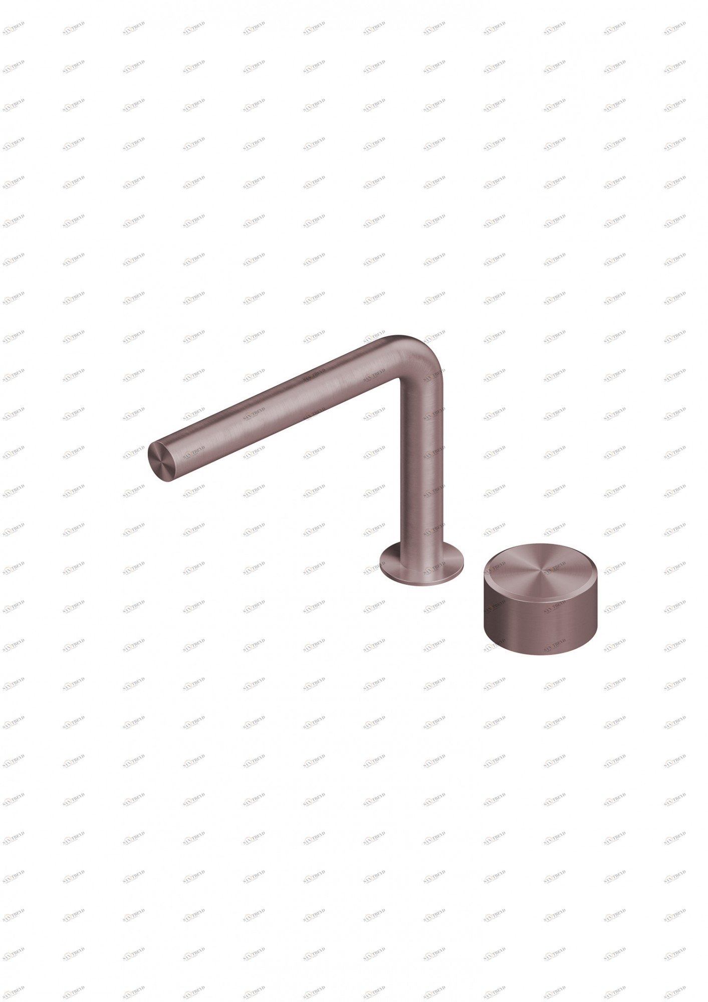 Стерео. 16 31. Смеситель на два отверстия Quadrodesign Stereo