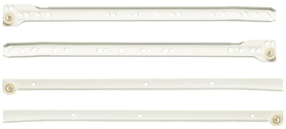 90743050 Роликовые направляющие Mebax 500 мм белые STLM-1006657