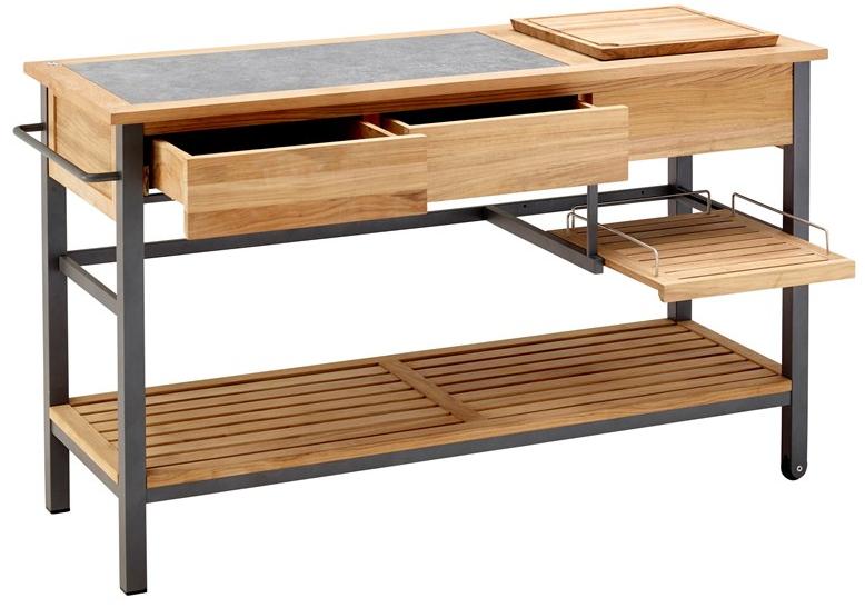 solpuri Тележка для бара из тикового дерева Butler sun-id-1372281 - Вид №1