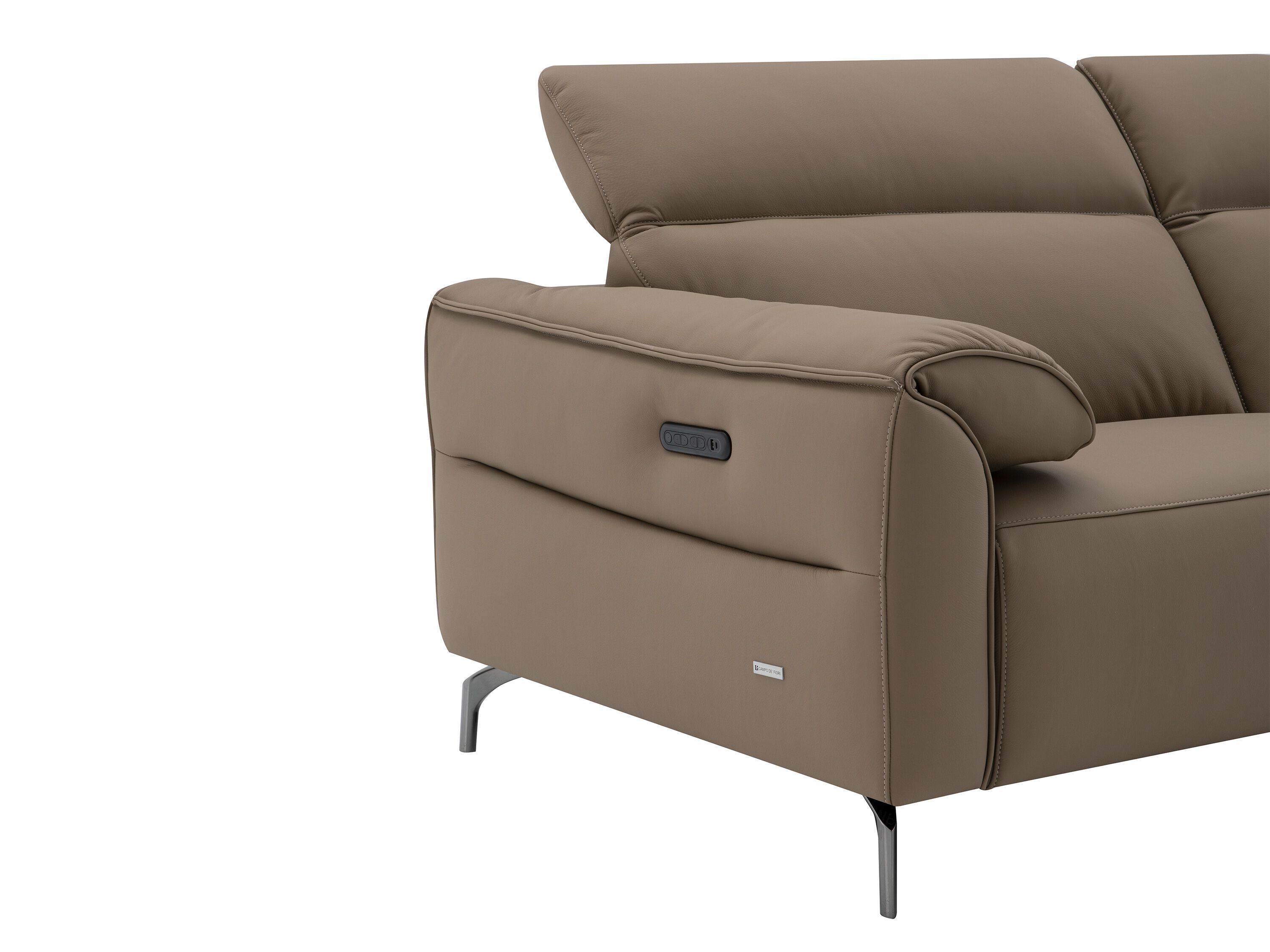 2-местный кожаный диван с электроприводом CAMPO DE' FIORI SAN CARLO ARCH-00000070 - Вид №1