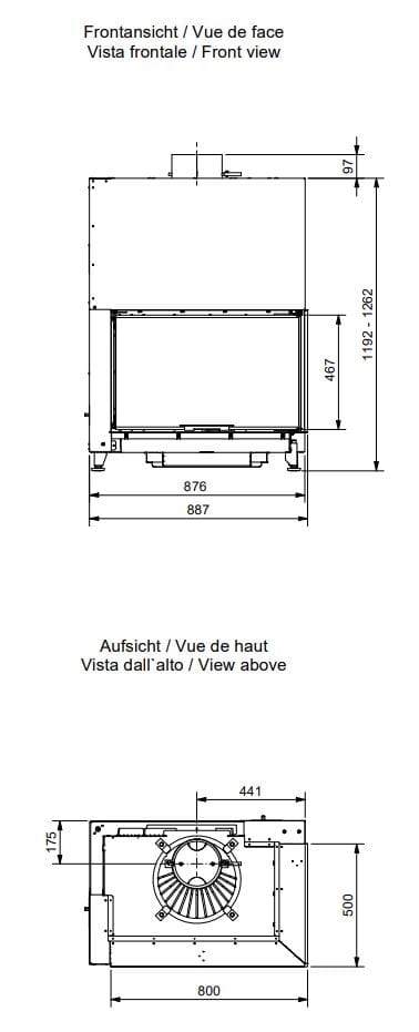 Угловой дровяной камин RÜEGG RII 50x80x50 Star ARCH-00144413 - Вид №4