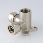 VTm.334.N.200420 Водорозетка обжимная проходная Valtec 20 мм х 1/2"  - Вид №3