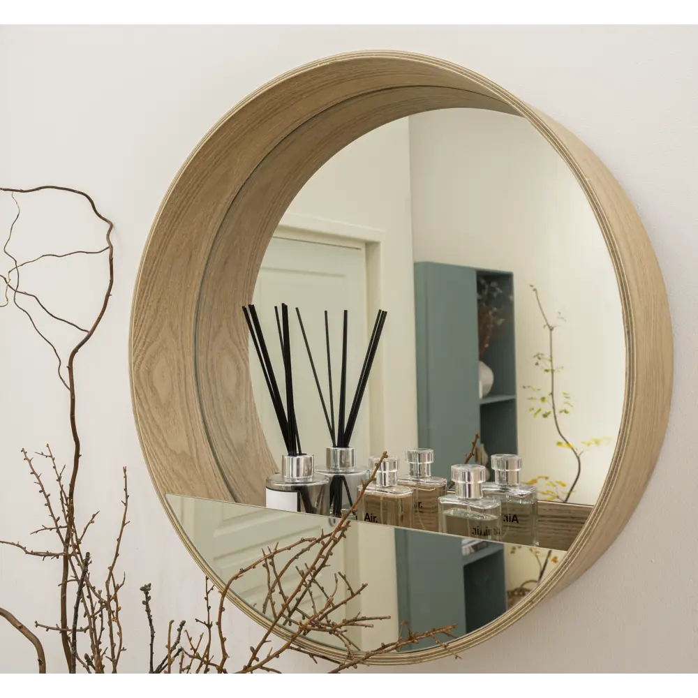 Зеркало INSPIRE Nordik Tableto Oak с дубовой рамкой 56 см 86484813 STLM-1454760 - Вид №6