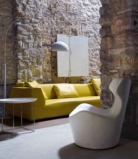 B&B Italia Вращающееся кресло из ткани Papilio Ppa - Вид №4