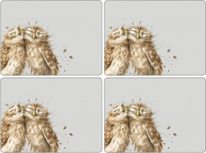 10608170 Pimpernel Набор подставок под горячее Pimpernel "Забавная фауна.Совы" 30,5х23см, 6шт Пробка