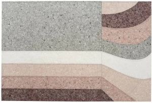 GAN Прямоугольный коврик ручной работы Nuances