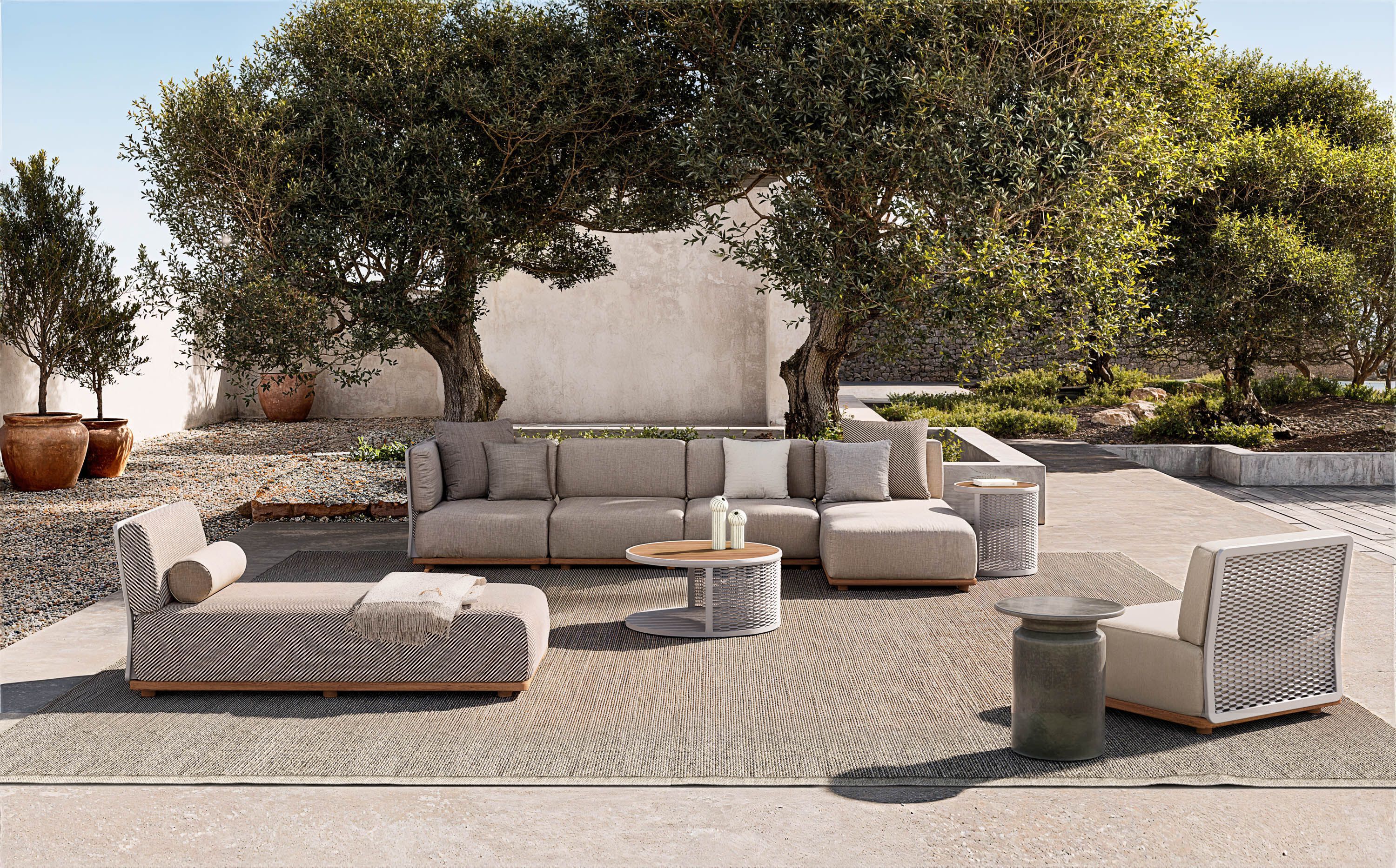 4-местный тканевый модульный садовый диван Atmosphera Switch ARCH-00023817 - Вид №2