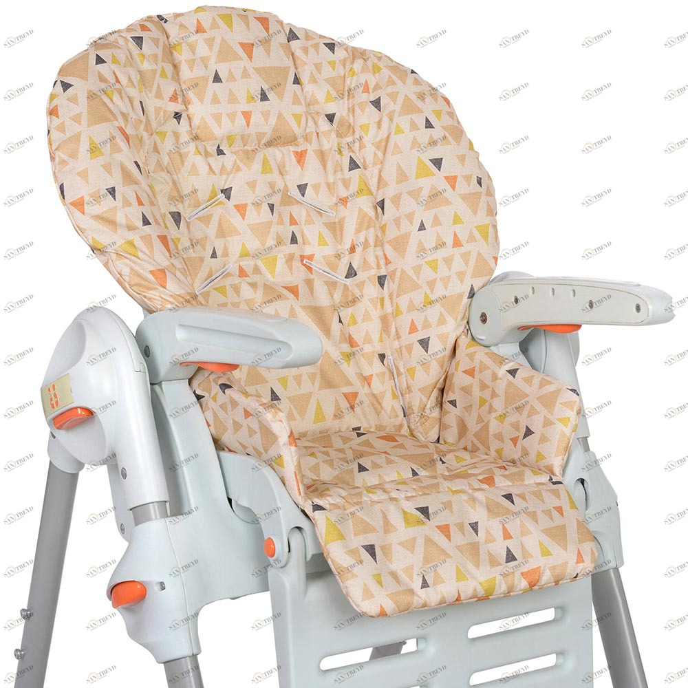 Съемный чехол для стульчика для кормления "Геометрия" (водостойкое покрытие) VAMVIGVAM  281628 Бежевый Santreyd 