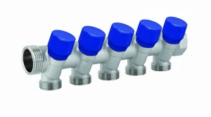 Carlo Poletti C325N12TB Коллектор сборный с регулировочным клапано. 4 ответвлений, межосевое расстояние 35 мм.