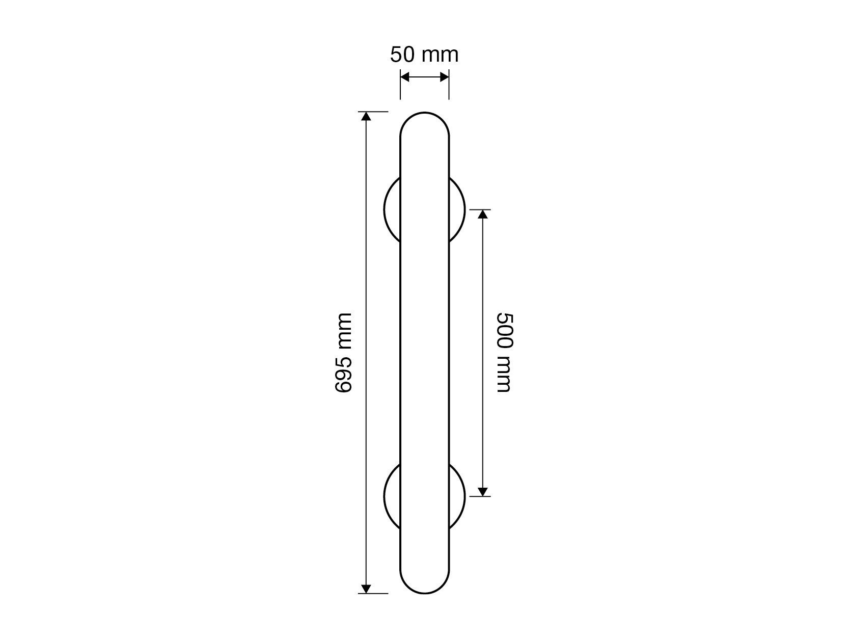 Классический стиль латунная ручка LINEA CALI' Otello ARCH-00072763 - Вид №1