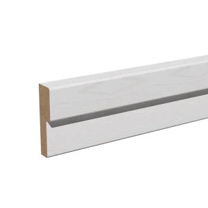 Дверная коробка 2070х70x29 мм ПВХ ламинация цвет ясень белый