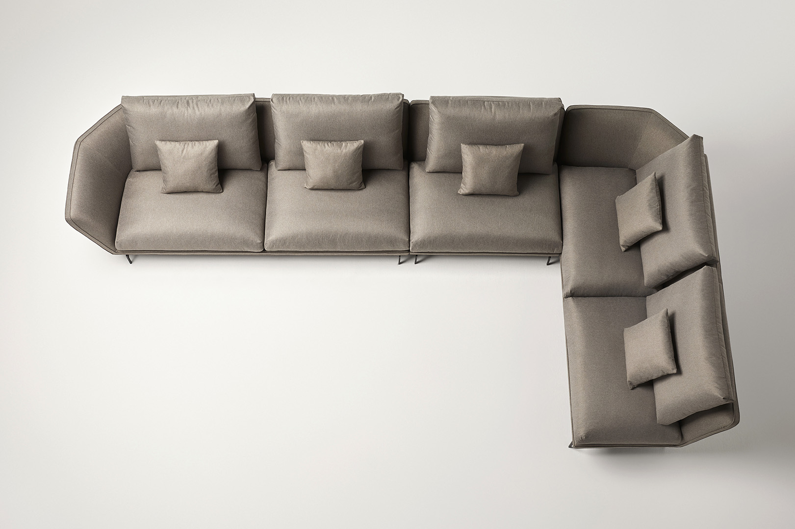 Дисковый угловой диван Disc J5906 Coleccion Alexandra - Вид №4