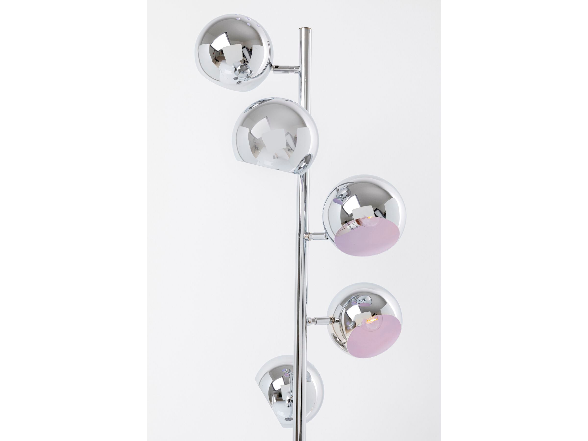 Регулируемая напольная лампа из хромированной стали KARE Design CALOTTA CHROME 5-LITE ARCH-00023535 - Вид №3