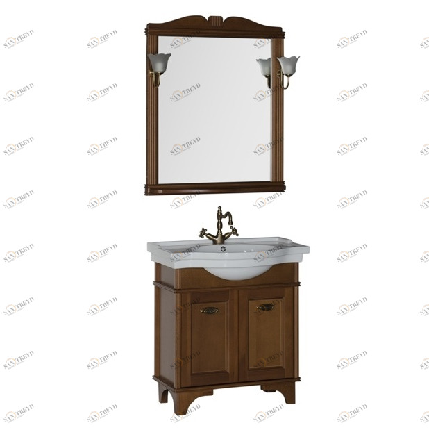 Комплект мебели Aquanet Николь 80 орех 00180515