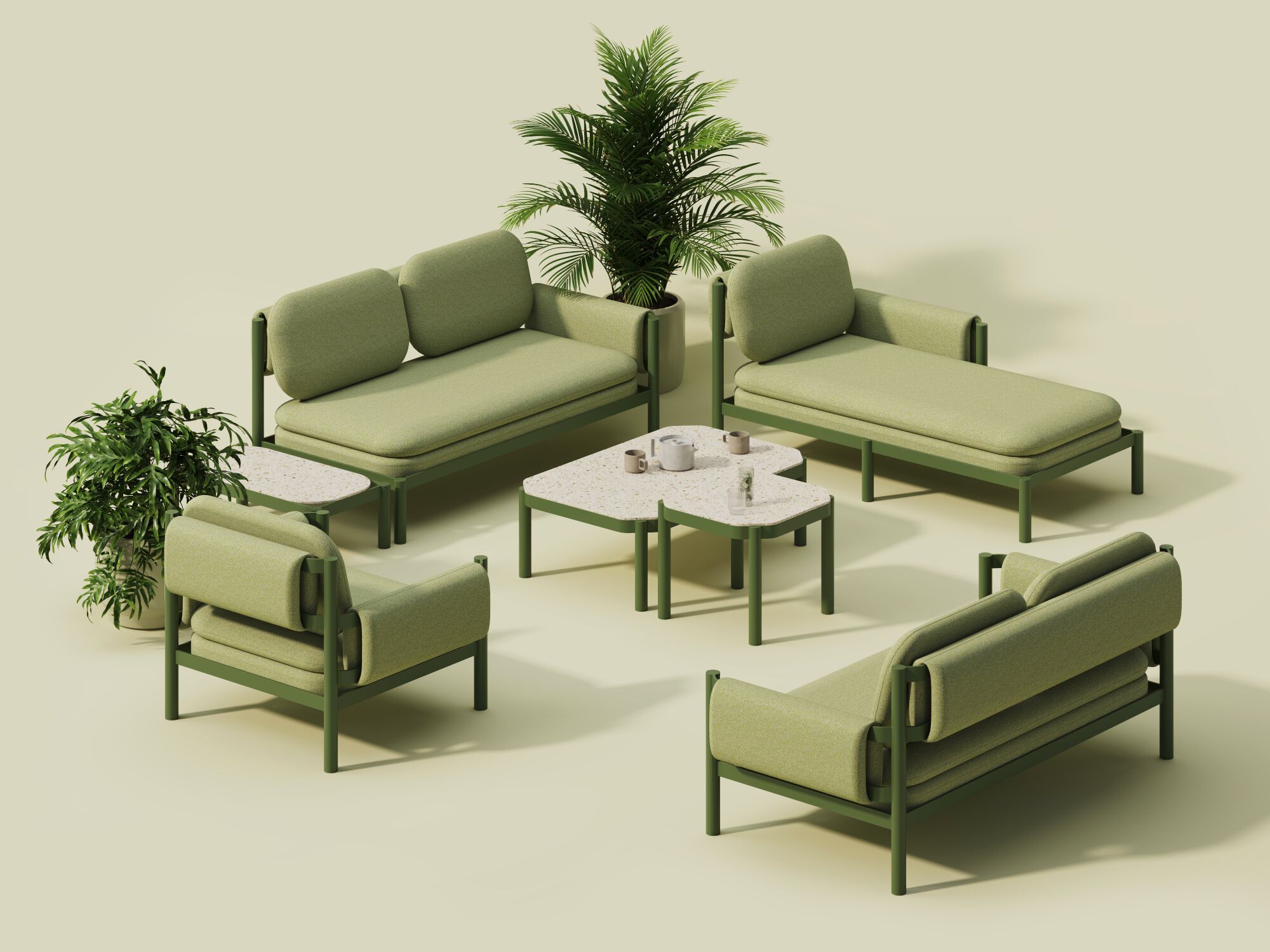 Алюминиевая Садовая кровать Joyf Tropic ARCH-00113699 - Вид №2