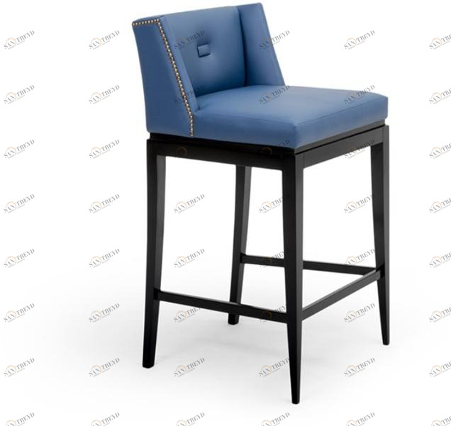 Mytto Высокий кожаный табурет с подставкой для ног Larforma sun-id-1366880