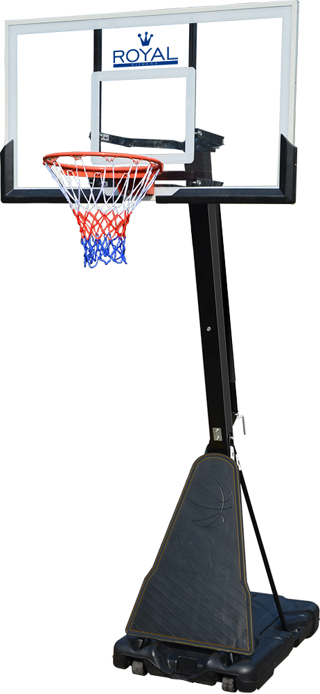 Мобильная баскетбольная стойка royal fitness 54", стекло Royal Fitness sun-id-2067985