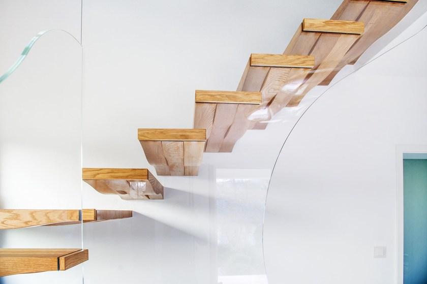 Siller Treppen Г-образная консольная лестница из стекла Wave sun-id-1451463 - Вид №8