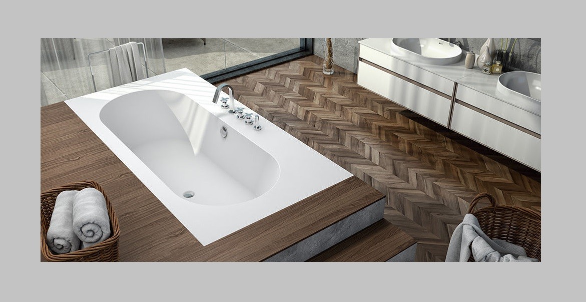 Ванна из искусственного камня Kerrock Atys 00821 хромотерапия Словения Kolpa-San  - Вид №1