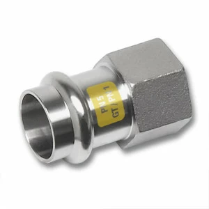 617270G1834 SANHA 17270G пр.-фит. газ, нерж.сталь, муфта переходная ВПр-ВР 18x3/4 мм