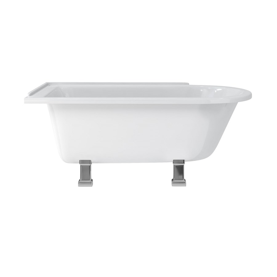 Burlington Душевая ванна Hampton 150 см со стандартными ножками для левой руки Левая рука с традиционными ступнями в белом цвете E11 WHI E20  - Вид №6