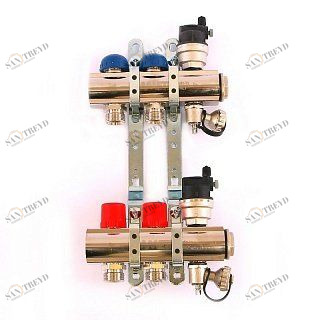 Колл. группа EMMETI TOPWAY 1"x3/4" ЕК 2 выхода с термостатическими вентилями 1298710