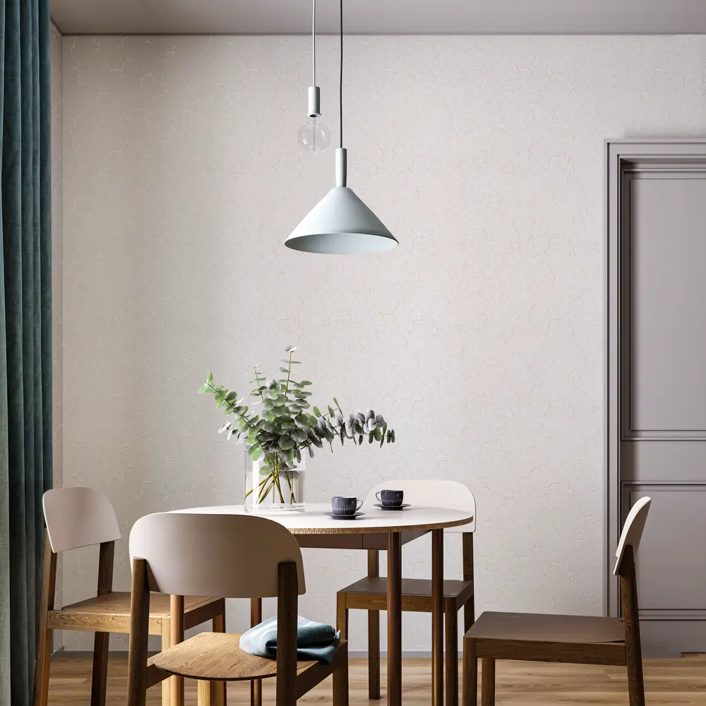 Обои флизелиновые Palitra Home Good: элегантный бежевый фон для вашего интерьера 87271093 STLM-0835160 - Вид №2