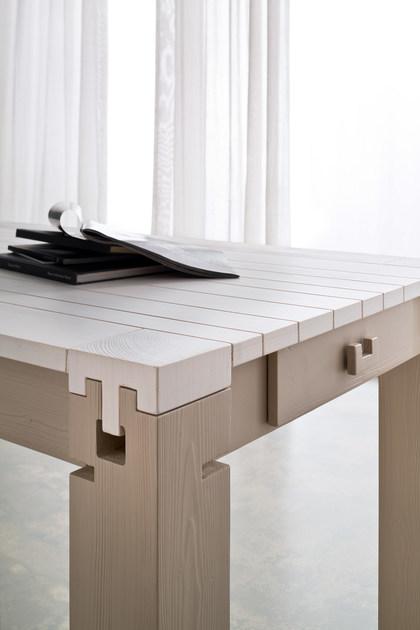 Callesella Arredamenti Раздвижной обеденный стол из дерева sun-id-1354367 - Вид №5