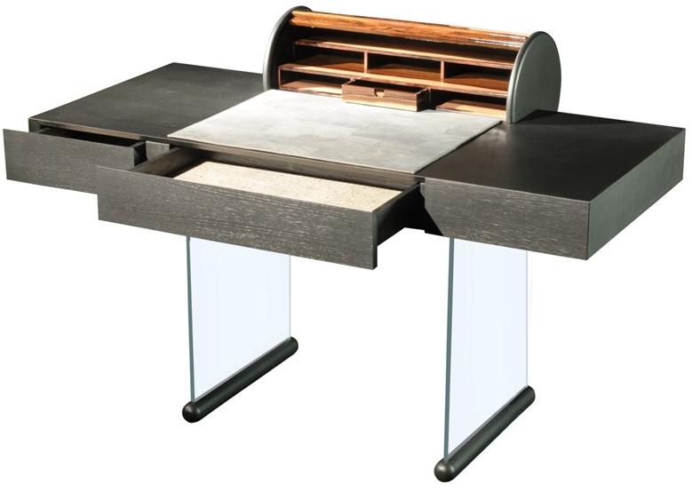 Garbarino Письменный стол из дуба с ящиками для ПК Elementare Roll  - Вид №1