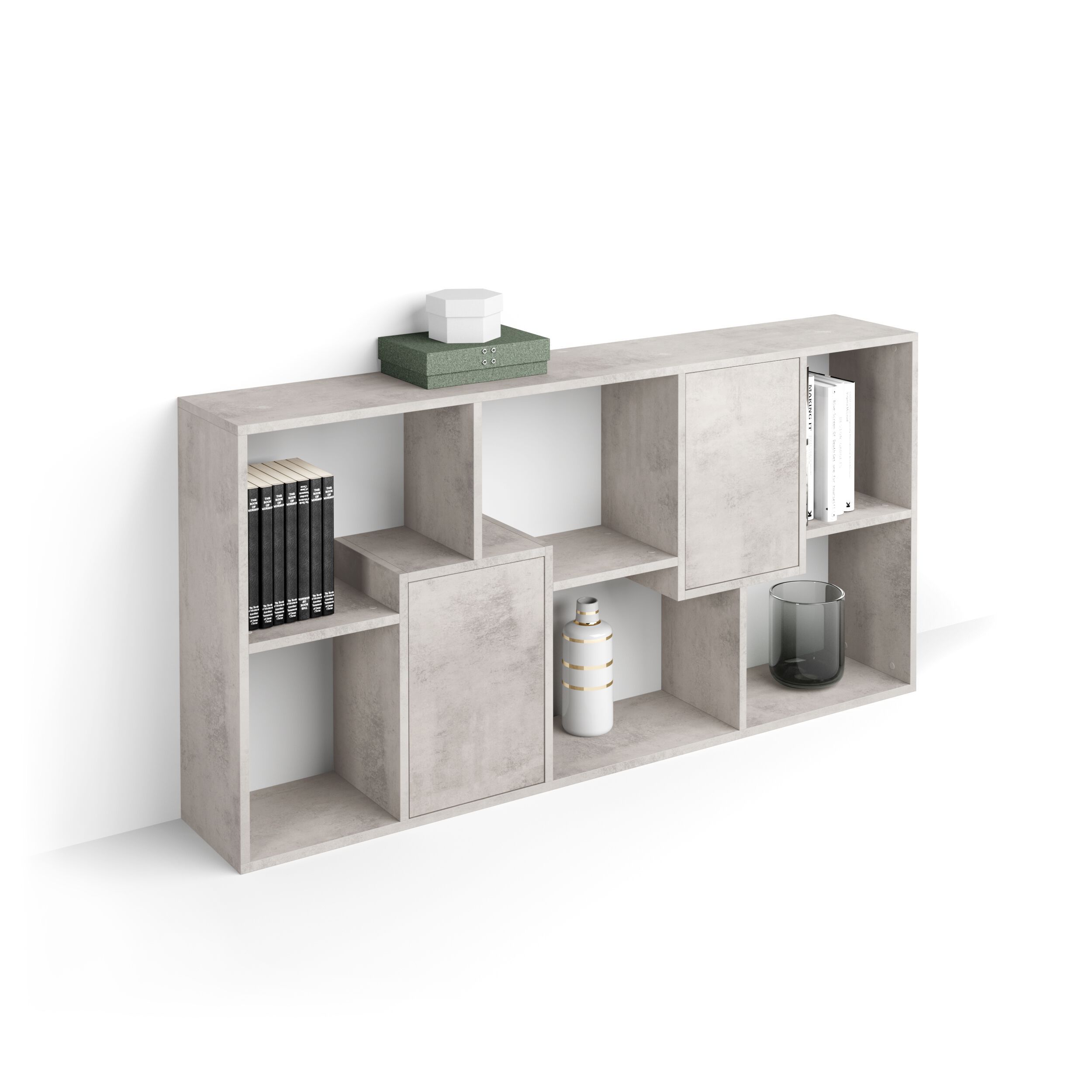 Низкий отдельно стоящий книжный шкаф в облагороженном Mobili Fiver IACOPO ARCH-00016606 - Вид №5